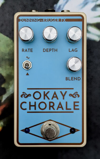 The Okay Chorale pedal, with the barest attempt at an old west motif